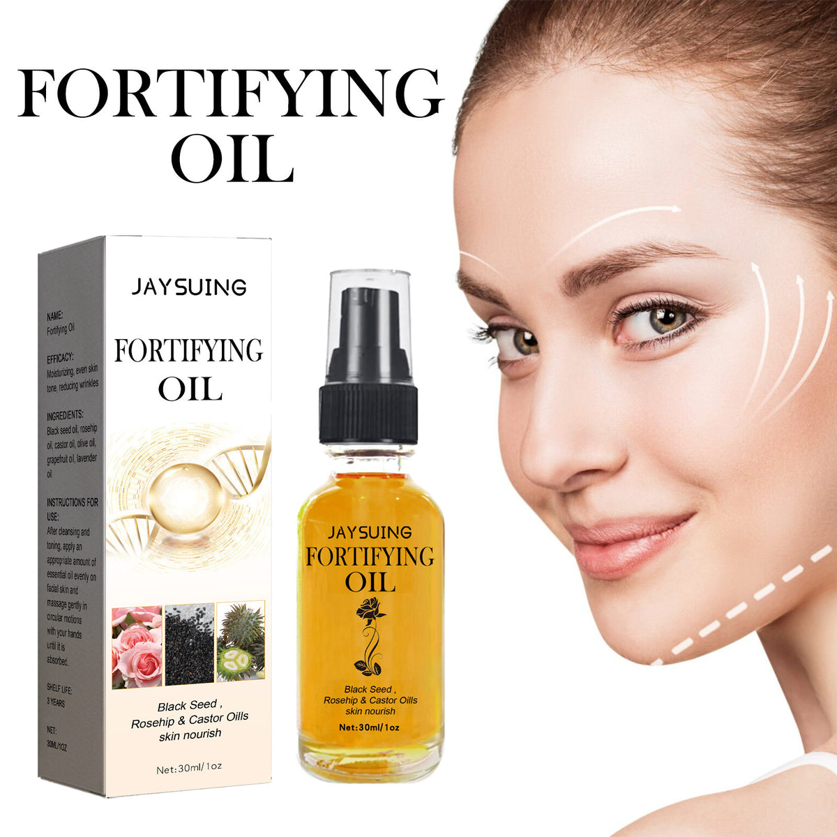 Black Seed, Rosehip & Castor Facial Oil — product photo 4