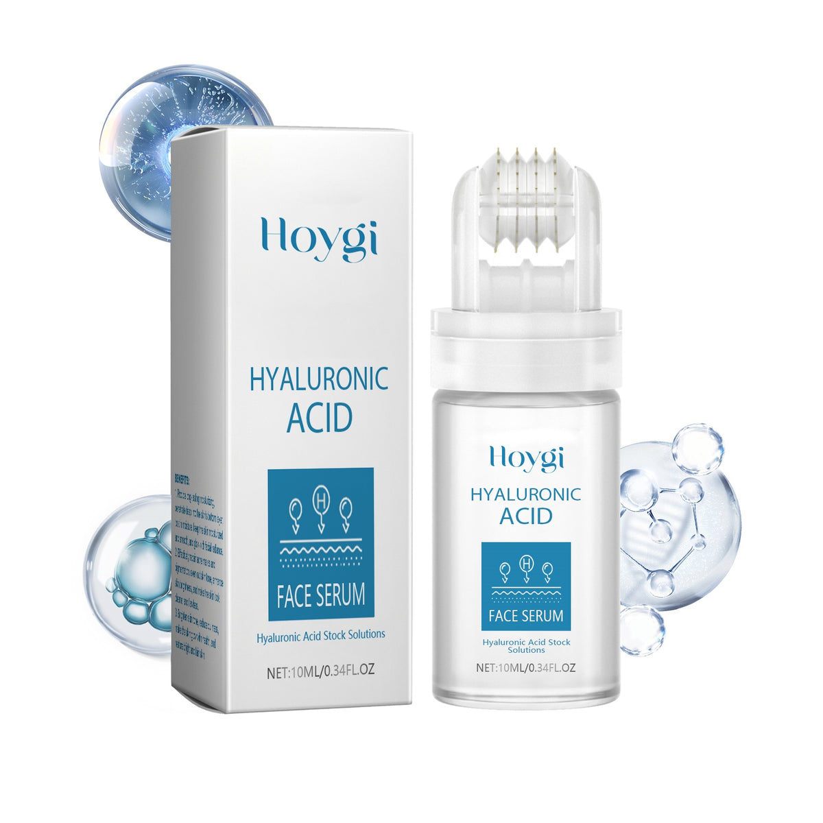 Hyaluronic Acid Serum glass bottle
