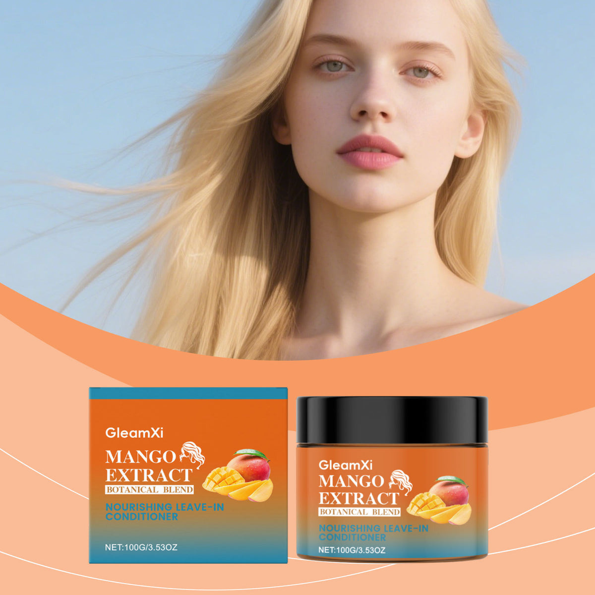 Mango Leave-In Hair Conditioner detail