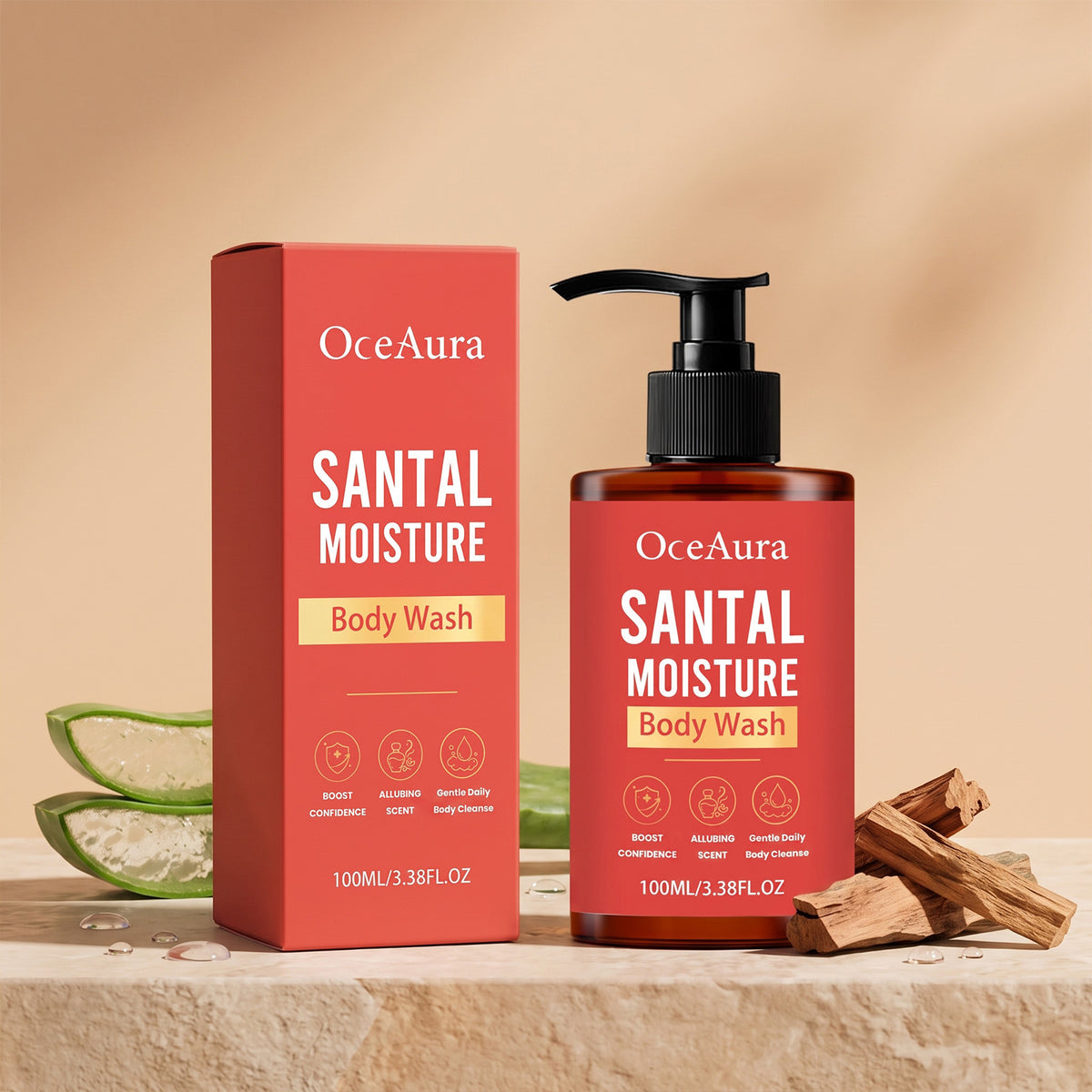 Santal Moisture Body Wash — product photo 3