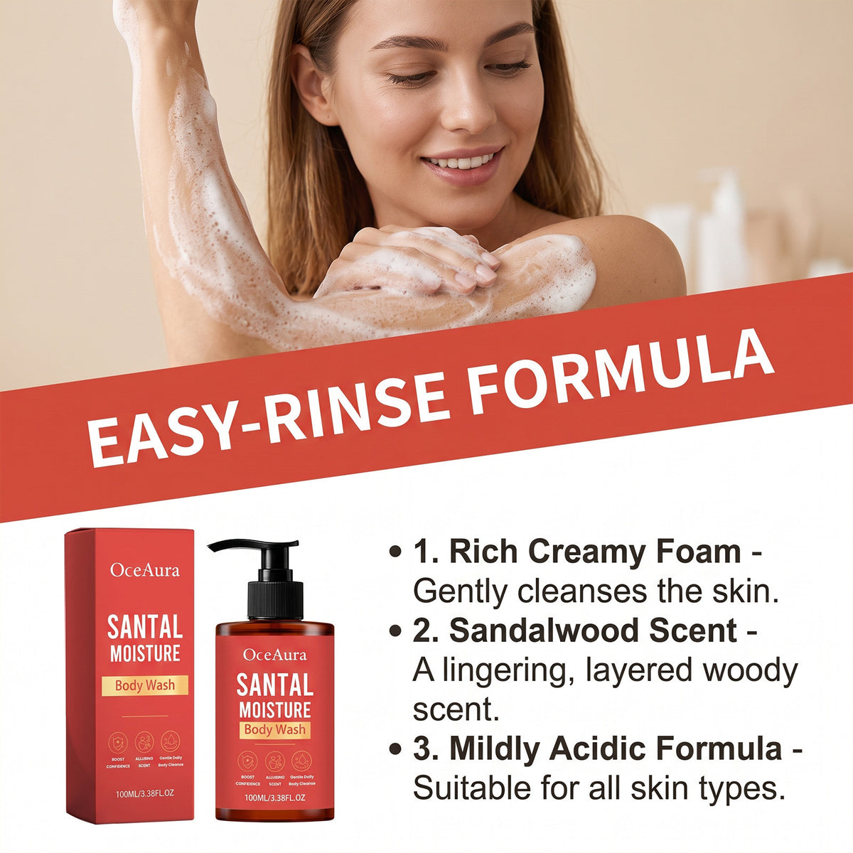 Santal Moisture Body Wash — product photo 4