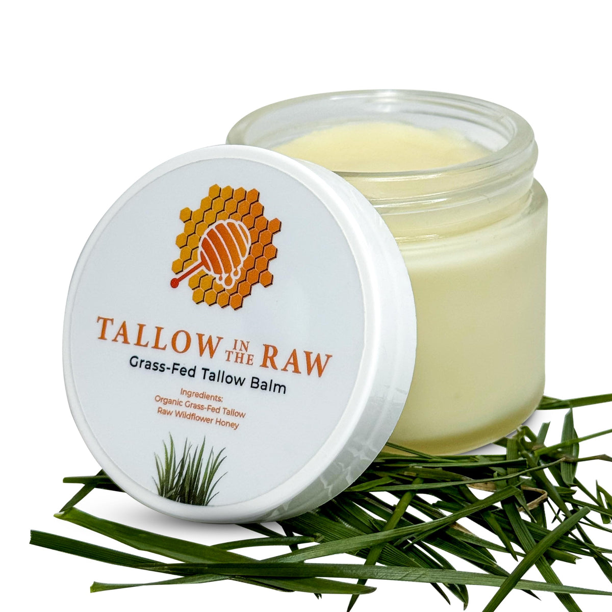 Tallow & Honey Balm jar